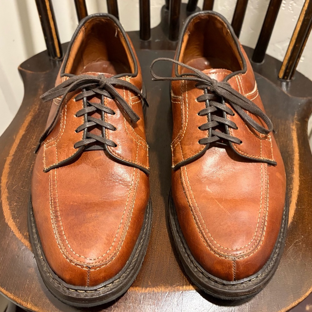 Allen Edmonds Wilbert Men’s Size 7 EEE Oxfords Brown Leather Casual Dress Shoes